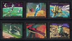 AJMAN 1972 - Cosmonautica / serie completa MNH