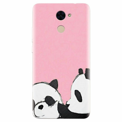 Husa silicon pentru Huawei Enjoy 7 Plus, Panda foto
