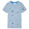 Tricou pentru copii, albastru melanj, 104