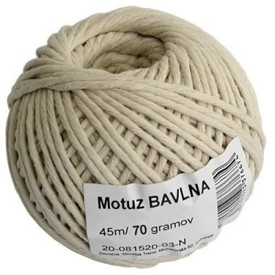 Sfoara bumbac, 45 m, 70 g, Strend Pro GartenVIP DiyLine foto