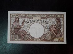 Bancnote romanesti 2000lei octombrie 1944 bnr scut rara foto