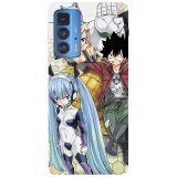 Husa compatibila cu Motorola Moto G51 5G model Eden zero, Silicon, TPU, Viceversa, Transparent, Carcasa