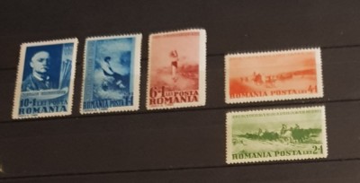 ROM&amp;Acirc;NIA NICOLAE GRIGORESCU 1938 PICTURA SET MNH foto