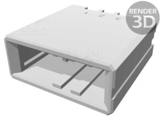 Soclu cablu-placă Dynamic D-3100S 3,81mm 250V 12A 3 PIN