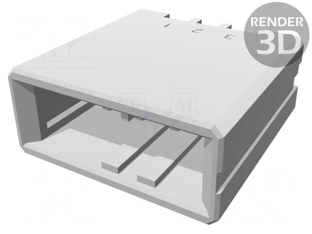 Soclu cablu-placă Dynamic D-3100S 3,81mm 250V 12A 3 PIN
