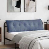 vidaXL Perna pentru spate albastru 160 x 50 cm Țesătură din corduroy 42014911