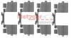 Set accesorii, placute frana FIAT DUCATO bus (250, 290) (2006 - 2016) METZGER 109-1725