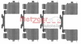 Set accesorii, placute frana IVECO DAILY IV caroserie inchisa/combi (2006 - 2012) METZGER 109-1725