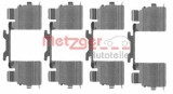 Set accesorii, placute frana PEUGEOT BOXER platou / sasiu (2006 - 2016) METZGER 109-1725