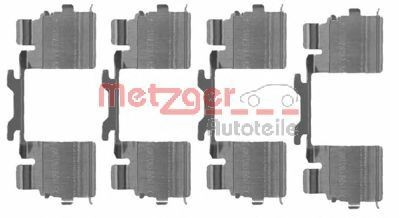 Set accesorii, placute frana IVECO DAILY IV autobasculanta (2006 - 2011) METZGER 109-1725 foto