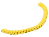 Markere Marcaj Galbene PVC 2,5-5mm