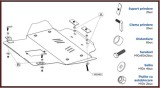 Scut Motor Opel Astraf 1881-1998. Calibra 1990-1997. Ve 44450 100.901.00.00