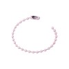 Lant metalic decorativ cu bile, lungime 10 cm, Roz pudat, Crisalida