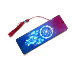 Semn de carte cu prinzator de vise, semn de carte dreamcatcher 40338