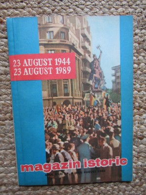 Magazin Istoric, Nr. 8 - AUGUST 1989 foto