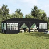 Cumpara ieftin Cort de petrecere cu 12 perdele antracit 8x4 m PE