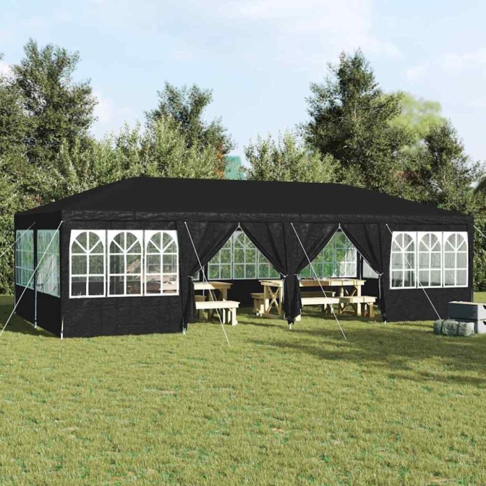 vidaXL Cort pentru Petreceri Antracit, Alb 800 x 400 x 266 cm