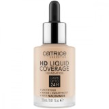 Fond de ten HD Liquid Coverage Foundation 010 - Light Beige, 30ml, Catrice