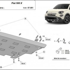 Scut motor metalic Fiat 500 X 2014-prezent