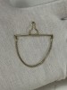 Ac Cravata Aur 14K Vintage cu Lant, 4.8cm, 3.1g. Pret FIX 945lei. Bijuterie Aur Second Hand