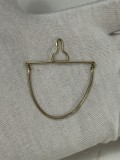 AC DE CRAVATA AUR 14K - Cu lant - Vintage - Doar 295 lei/gr. !