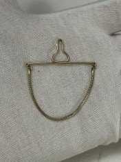 AC DE CRAVATA AUR 14K - Cu lant - Vintage - Doar 440 lei/gr. !