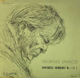 George Enescu Rhapsodies Roumaines No. 1 &amp; 2 Electrecord Muzica Clasica Disc Vinil 33 RPM 10 inch Stare Buna
