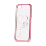 Husa SAMSUNG Galaxy A3 2016 - Beeyo Heart (Roz), Plastic, Carcasa