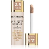 Dermacol Infinity fond de ten cu acoperire ridicată SPF 15 culoare 2.5 Vanilla 20 g