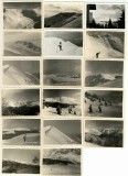 M1948N Peisaje montane și schiori, anii 1930, Rom&acirc;nia, studio Zeichner, Petroșani, lot 22 fotografii