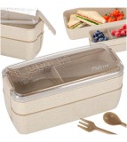 Cutie de pranz (sendwich) compartimentata 750ml bej
