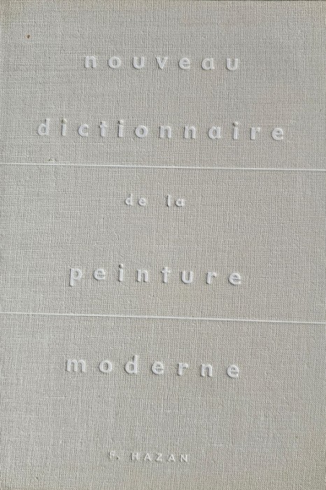 Fernand Hazan, Nouveau dictionnaire de la peinture moderne