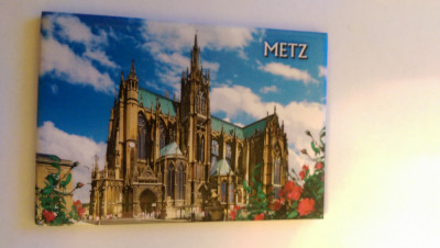 XG Magnet frigider - tematica turistica - Franta - Metz foto