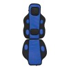 Husa Scaun Auto 4Cars Race, Albastru/Negru, Universala, Fixare Elastica - Protectie Scaun