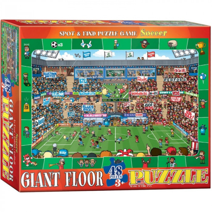 Puzzle 48 piese Spot &amp; Find Soccer