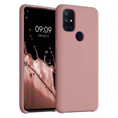 Husa pentru OnePlus Nord N10 5G, Silicon, Roz, 53890.193 foto