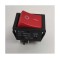 Intrerupator 4 poli 250V 30A 1 buton rosu ON-OFF cu retinere 21.7x28
