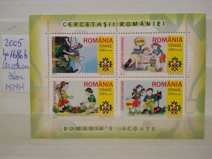 2005-Lp1686b-Cercetasii-bloc-MNH