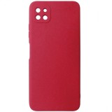 Husa silicon TPU Matte rosie (model 2) pentru Samsung Galaxy A22 5G