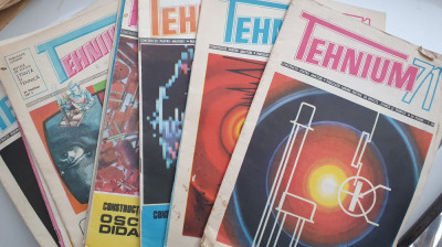 12 reviste Tehnium anii 1970-1975, constructii amatori, 24 pagini fiecare foto