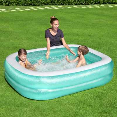 Bestway Piscina, albastru, 201x150x51 cm, dreptunghiular GartenMobel Dekor foto