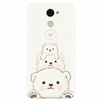 Husa silicon pentru Huawei Enjoy 7 Plus, Bear Family foto
