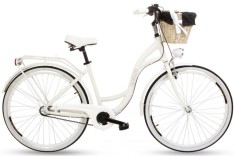 Bicicleta Dama Aluminiu Goetze? Style 3 viteze Roata 28&amp;quot;, 160-185 cm inaltime, Alb foto