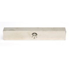 Magnet neodim bloc 120 x 20 x 15 mm cu gaură și șanfren D7 / D12