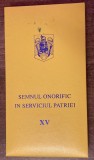 CC7 1 - decoratie - militar - Semnul onorific in serviciul armatei 15 ani