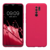 Husa pentru Xiaomi Redmi 9, Silicon, Roz, 52766.77, kwmobile, Carcasa