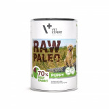 Raw Paleo Puppy Duo Protein, Vita &amp; Iepure, 400 g