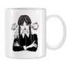 Cana alba personalizata cu Wednesday, Familia Addams, INOVATIX&reg;. 330ml, Oem