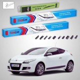 Cumpara ieftin Ștergătoare Renault Megane III Coupe 2009-prezent | Set Față și Spate Flat Premium &ndash; TeamCar&reg;