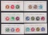 JAPONIA JOCURILE OLIMPICE TOKYO 1964 MI: BL.67+68+69+70+71+72 MNH, Nestampilat